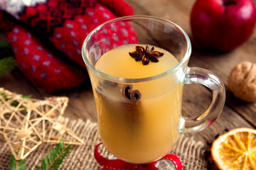 Apple cider rum punch