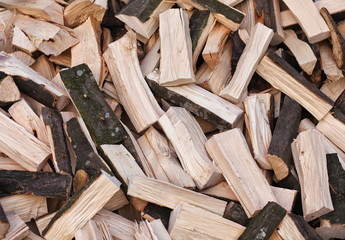Firewood background 
