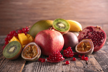 Naklejka na ściany i meble assortment of fruit