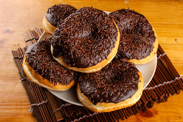 chocholate doughnut