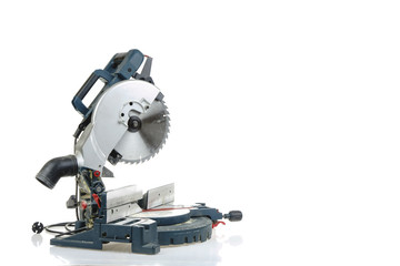 Mitre saw angle scale close up