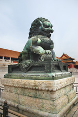 Naklejka premium Chinese guardian lion