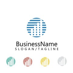 finance vector logo icon
