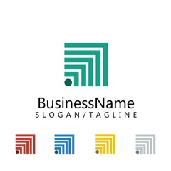 finance vector logo icon
