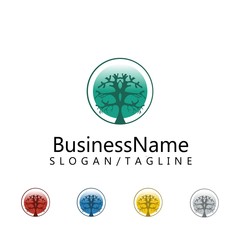 Environmental Nature Landscape logo icon Vector