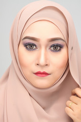 asian woman expressing different face expression 