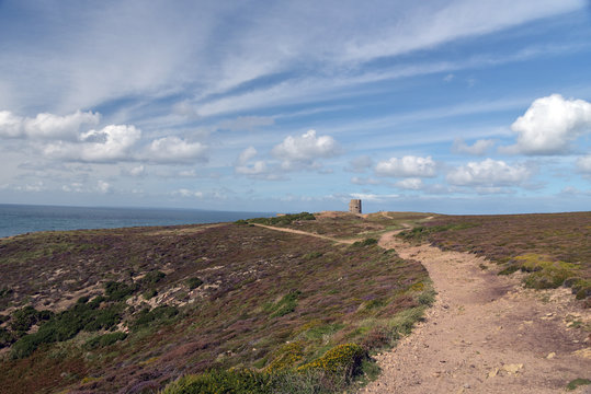 World War Two tower at Grosnez Point on Jersey