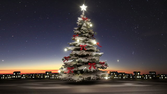 Christmas tree and twinkle gifts(included alpha)