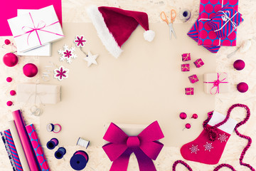 Pink christmas accessiories