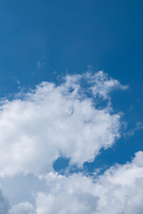Clouds in blue sky