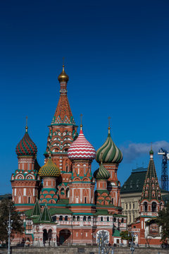 Moscow,Russia,Red square,view of St. Basil's Cathedral