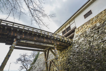 彦根城天秤櫓と廊下橋