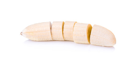 bananas on the white background