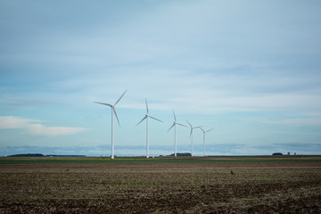 Windmills in the country