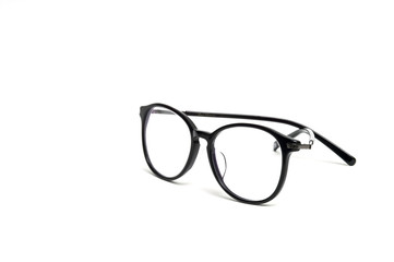 Glasses on a white background