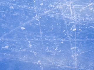 beautiful blue ice rink