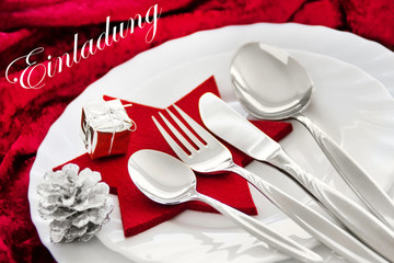 Weihnachten - Einladung