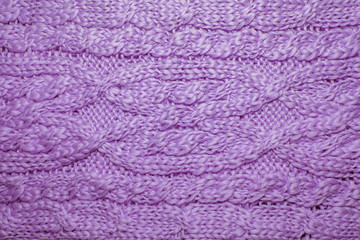 Wool hand-knitted or machine knitting pattern.