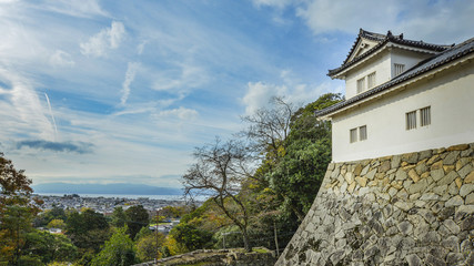 彦根城から琵琶湖の眺望