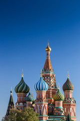 Fototapeta na wymiar Moscow,Russia,Red square,view of St. Basil's Cathedral