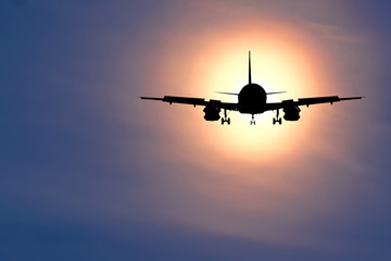 Moon under the mountains