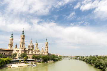 Obraz premium Zaragoza Basilica Cathedral Spain
