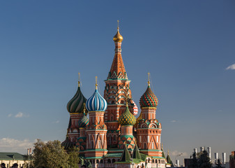Moscow,Russia,Red square,view of St. Basil's Cathedral