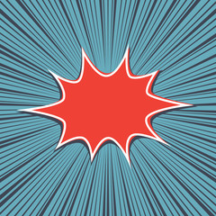 Comic speed line background