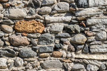 Background of stone wall texture photo