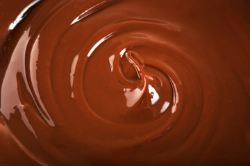 Chocolate as background