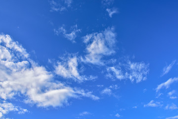 blue sky with cloud