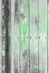 Fototapeta premium The old green wood texture with natural patterns