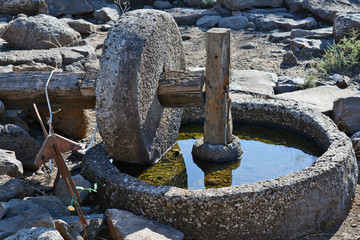 the ancient part of the oil press is found in the national park