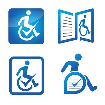 Disabled assisted logo