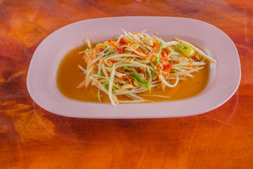 Green papaya salad