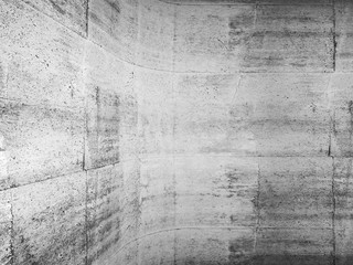 Abstract concrete background with rounded edge