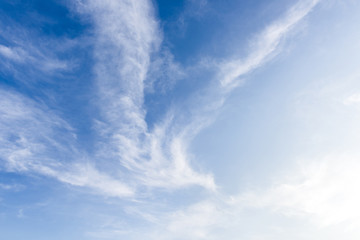 blue sky with cloud