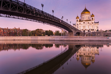 Fototapeta premium Cathedral of Christ the Saviour. Russia,Moscow