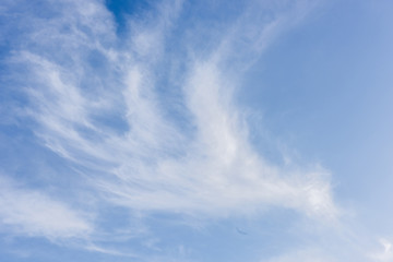 blue sky with cloud