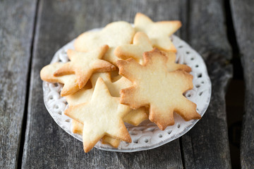 home baked Christmas cookies