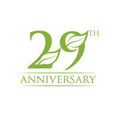 Obraz premium aniversary leaf green