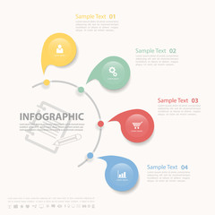 Abstract template/graphic. can be used for workflow layout, diagram