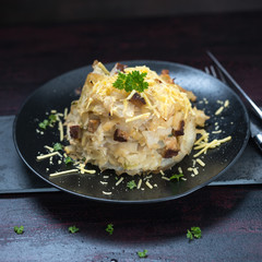 Krautauflauf mit Tofu