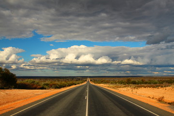 Obraz na płótnie Canvas Australian outback road