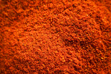 Background of spicy chili powder