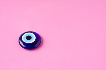 blue evil eye bead