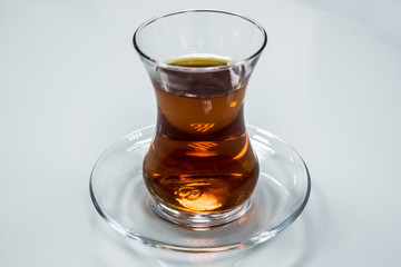 Turkish glass of tea