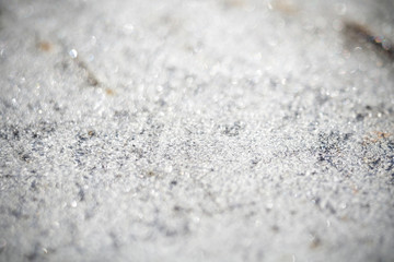 Frozen Metal Surface