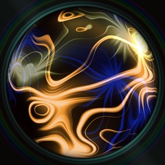 Abstract decorative magic sphere - pattern 