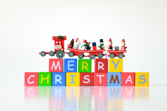 Christmas train toy-Merry Christmas